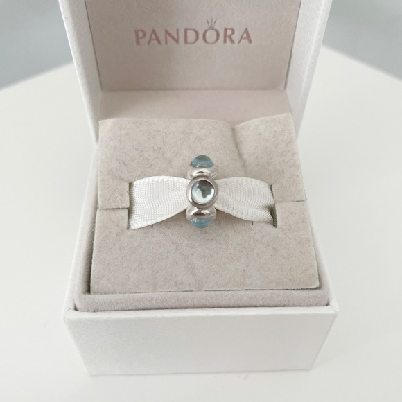 Pandora Jewelry - Pandora Blue Topaz Cabochon Charm | Retired